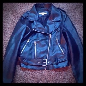 Adam Levine leather jacket.